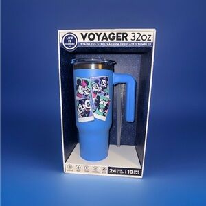 NIB Life Is Good X Disney 32oz Voyager tumbler 4pc. Set classic Mickey & Minnie